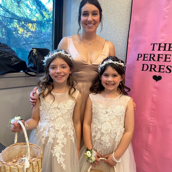 David’s bridal size 10 Galina style bridesmaid dress - Picture 3 of 3